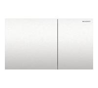 Placca di comando Geberit Sigma70 per 2 sciacquoni, 115.622., Colorazione: Acciaio inox spazzolato, rivestimento facile da pulire - 115.622.FW.1