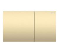Placca di comando Geberit Sigma70 per 2 sciacquoni, 115.622., Colorazione: Acciaio inox ottone - 115.622.QF.1