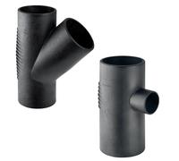 Geberit Silent db20 Gomito Abzweig Riduzione Tubi Acque Nere PP-R Nero