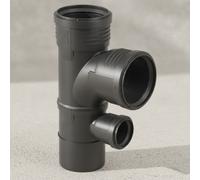 Geberit Silent-PP curva di ispezione combinata 87,5°, DN 100 / 90 / 50, 390.556.