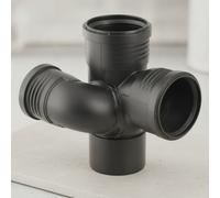 Geberit Silent-PP Derivazione a T per pozzetto 87,5° destra, DN 90 / 70 / 90, 39