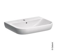 Geberit Smyle lavabo 500230, 65x48cm, avec trou pour robinetterie et trop-plein, 500.230.01.1, 500.230.01.1, Colorazione: Bianco