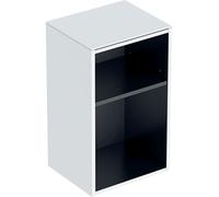 Geberit Smyle Square armadietto 36x29.9x60 cm laterale sospeso bianco -nero 500.358.00.1