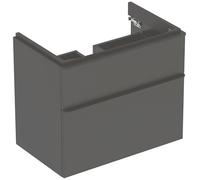 Geberit Smyle Square armadietto 73.4x47x61.7 cm sottolavabo sospeso nero 500.353.JK.1