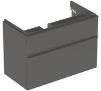 Geberit Smyle Square armadietto 88.4x47x61.7 cm sottolavabo sospeso nero 500.354.JK.1