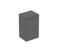 Geberit Smyle Armadio laterale quadrato, 500360, 36x60x32,6 cm, con 1 porta ad apertura a sinistra, Colorazione: Lava / laccato opaco - 500.360.JK.1