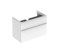 Geberit Smyle Square armoire sous lavabo, 500354, 884x617x470mm, avec 2 tiroirs, 500354001, 500354001, Colorazione: Laccato lucido bianco - CM