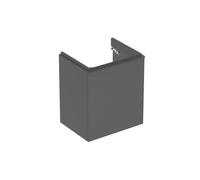 Mobiletto Geberit Smyle Square, 500366, 536x617x433 mm, con 1 anta, apertura a sinistra, Colorazione: Lava / laccato opaco - 500.366.JK.1
