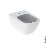 Keramag Smyle Bidet quadrato, sospeso, forma chiusa, Colorazione: Bianco, con KeraTect - 500.209.01.8