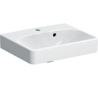 Geberit Smyle Square lavabo 45x36 cm rettangolare a parete-da mobile-da incasso bianco lucida 500.222.01.1