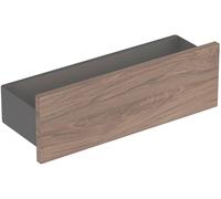 Geberit Smyle Square mensola da bagno 45 cm nero-noce 500.362.JR.1
