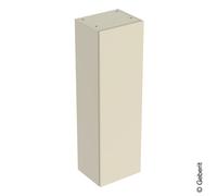 Geberit Smyle Armadio quadrato di media altezza, 500361, 36x118x29,9cm, con 1 sportello, Colorazione: Laccato lucido grigio sabbia - 500.361.JL.1