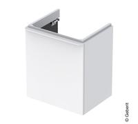 Mobiletto Geberit Smyle Square, 500366, 536x617x433 mm, con 1 anta, apertura a sinistra, Colorazione: Laccato lucido bianco - 500.366.00.1