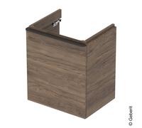 Mobile Sottolavabo Geberit Smyle Square 1 Porta A Sinistra 536x617x433mm Noce
