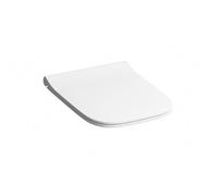 Keramag Smyle Sedile WC Slim con coperchio, sandwich, antibatterico, bianco - 500.239.01.1