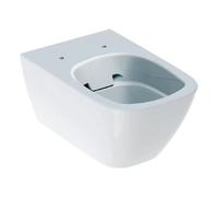 Keramag Smyle WC di lavaggio quadrato, senza bordo, sospeso, 4,5/6l, forma chiusa, Colorazione: Bianco - 500.208.01.1