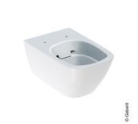 Keramag Smyle WC di lavaggio quadrato, senza bordo, sospeso, 4,5/6l, forma chiusa, Colorazione: Bianco - 500.208.01.1
