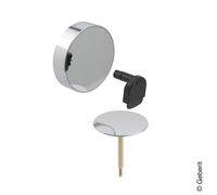 Geberit Split copertura per set scarico e troppopieno con funzione di riempimento, 150481211, Split cromo [Rubinetteria Bagno > Sistemi di Scarico]