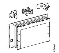 Geberit telaio di installazione, set struttura grezza per Sigma60, 243168001, Sigma60 bianco [Placche di Scarico > Accessori per Placche di Scarico]