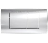 Geberit Twinline placca di comando per WC cromo lucido-cromo opaco 115.899.KH.1