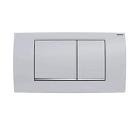 Piastra attuatore Geberit Twinline30, per risciacquo doppio, 115.899; colorazione: laccato cromo opaco/facile da pulire