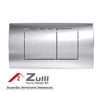Geberit Twinline30 placca di comando doppio tasto, cromato/satinato/cromato RICA