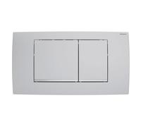 Geberit Twinline30 plaques de déclenchement, pour rinçage à 2 quantités, 115899JQ1, 115899JQ1, Colorazione: laccato cromo opaco/facile da pulire - CM