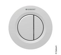 Geberit Typ 01 azionamento a distanza Round, 116042JQ1, Round Typ 01 [Placche di Scarico > Placche di Scarico per WC]