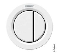 Geberit Typ 01 azionamento a distanza Round, 116050111, Round Typ 01 [Placche di Scarico > Placche di Scarico per WC]