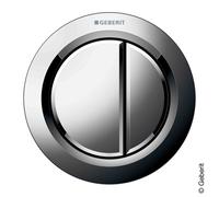 Geberit Typ 01 azionamento a distanza Round, 116050211, Round Typ 01 [Placche di Scarico > Placche di Scarico per WC]