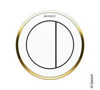 Geberit Typ 10 azionamento a distanza Round, 116055KK1, Round Typ 10 [Placche di Scarico > Placche di Scarico per WC]