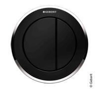 Geberit Typ 10 azionamento a distanza Round, 116057KM1, Round Typ 10 [Placche di Scarico > Placche di Scarico per WC]