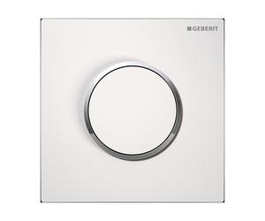 Geberit Typ 10 placca di comando per orinatoio cromo lucido-bianco 116.015.KJ.1
