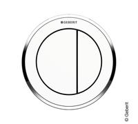 Geberit Typ 10 telecomando Round, 116055KJ1, Round Typ 10 [Placche di Scarico > Placche di Scarico per WC]