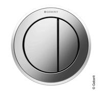 Geberit Typ 10 telecomando Round, 116057KH1, Round Typ 10 [Placche di Scarico > Placche di Scarico per WC]
