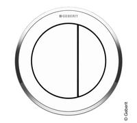 Geberit Typ 10 telecomando Round, 116057KJ1, Round Typ 10 [Placche di Scarico > Placche di Scarico per WC]