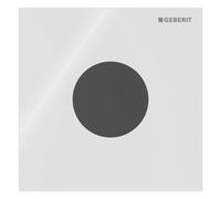 Geberit type 40 plaque de recouvrement pour commande d'urinoir IR, ronde, 246.120.SI.1, 246.120.SI.1, Colorazione: Bianco