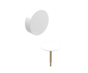 Geberit Universal copertura per set scarico e troppopieno, 150281111, Universal bianco alpino [Rubinetteria Bagno > Sistemi di Scarico]