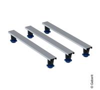 Geberit set piedi e traverse per piatto doccia in resina, piedi regolabili in altezza 9-21 cm - 554.958.00.2