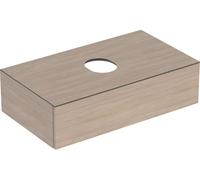 Geberit Variform armadietto con piano 90x51x23.5 cm sottolavabo sospeso rovere 501.169.00.1