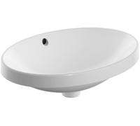 Geberit Variform lavabo 55x40 cm ovale da incasso bianco 500.716.00.2