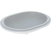 Keramag VariForm Lavabo sottopiano ellittico, 550x400mm, senza foro per rubinetto, senza troppopieno, colorazione: Bianco - 500.759.01.2