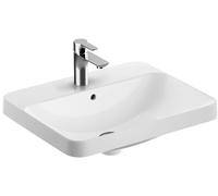 Geberit Variform lavabo 55x45 cm rettangolare da incasso bianco lucida 500.741.00.2