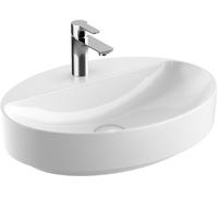 Geberit Variform lavabo 60x45 cm ovale da mobile-da appoggio bianco lucida 500.773.01.2