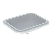 Lavabo sottopiano Keramag VariForm rettangolare, 450x350 mm, senza foro per rubinetto, senza sfioratore, Colorazione: Bianco, con KeraTect - 500.763.00.2