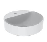 Geberit VariForm Lavabo à poser rond, 450mm, avec trou pour robinet, sans trop-plein, 500.770.00.2, 500.770.00.2, Colorazione: Bianco, con KeraTect