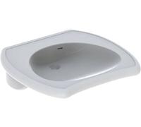 Geberit Vitalis lavabo 55x55 cm a parete per disabili bianco 221556000