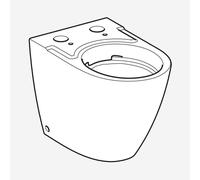 Geberit Wc con scarico sifonico a pavimento per AquaClean Tuma, 244192111, Universal [WC > Ricambi WC]