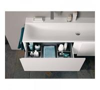 Geberit Xeno 2 Mobiletto 500.348., 1395x350x473 mm, 2 cassettiere, colorazione: Laccato opaco grigio - 500.348.00.1