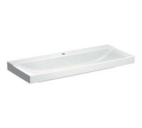 Keramag Xeno 2 lavabo con foro per rubinetto, senza sfioratore, 120x48 cm bianco con KeraTect, 500551011 - 500.551.01.1